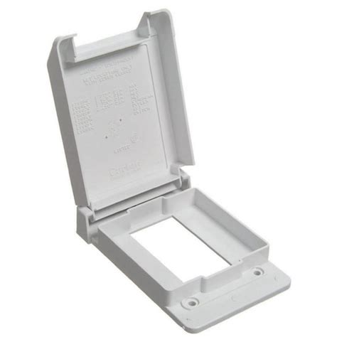 carlon 1-gang rectangle plastic electrical box cover|WPCV.